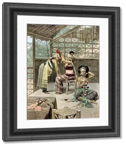 The Javanese dancers, Universal Exposition, Paris, 1889