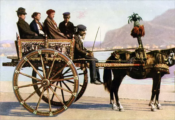 Cart, Palermo, Sicily, c1923