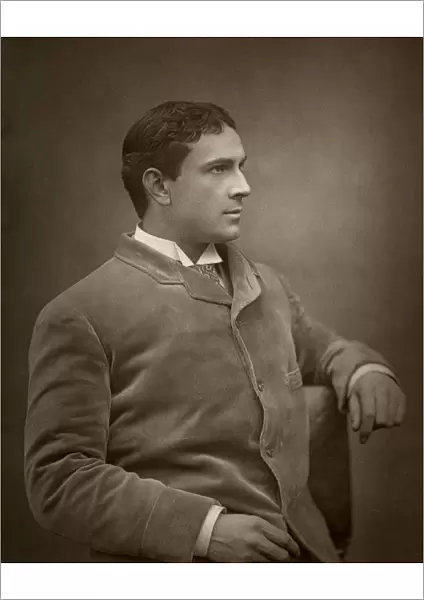 Maurice Barrymore, British actor, 1886. Artist: Barraud