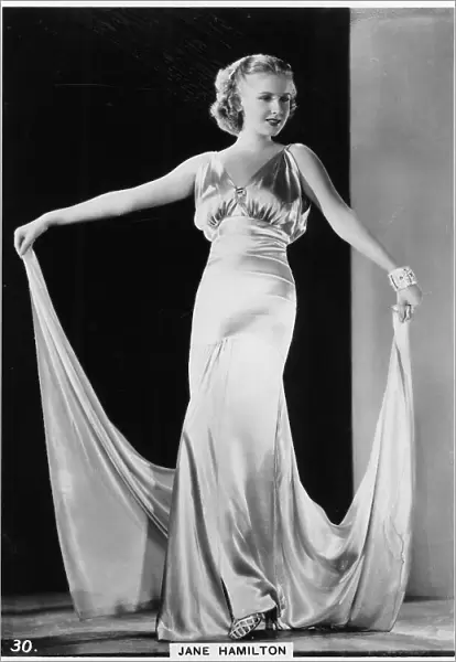 Jane Hamilton, American film actress, c1938