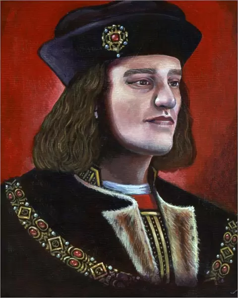 Contemporary painting of King Richard III (1452-1485), 2013. Artist: Karen Humpage