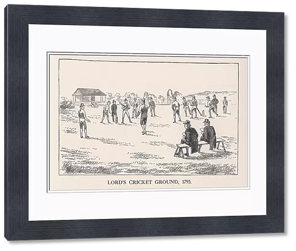 Lords cricket ground, London, 1793 (1912)