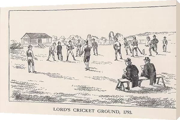 Lords cricket ground, London, 1793 (1912)