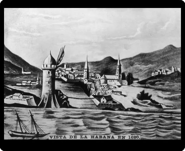 View of Havana, (1680), 1920s