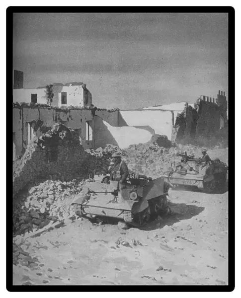 Past Grazianis Shattered Stronghold Lies the Conquerors Road, 1941