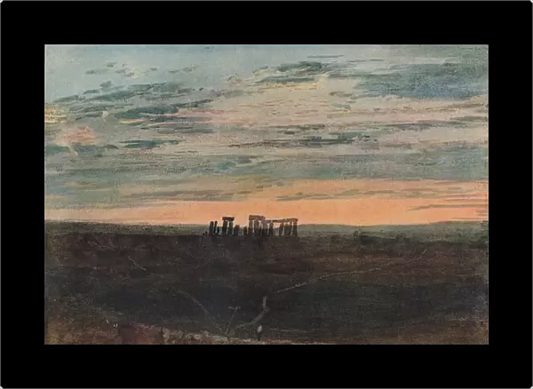 Stonehenge: Sunset, 1909. Artist: JMW Turner