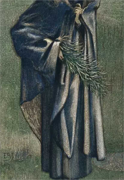 Study for St. Joseph in Picture, The Star of Bethlehem, 1887. Artist: Edward Burnes-Jones