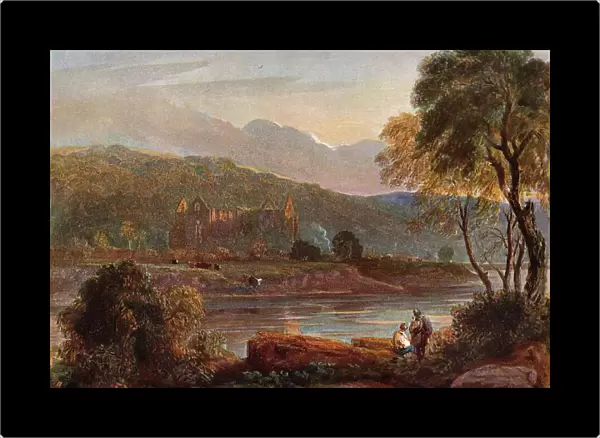 Tintern Abbey, c1840. Artists: David Cox the elder, Walter de Clare