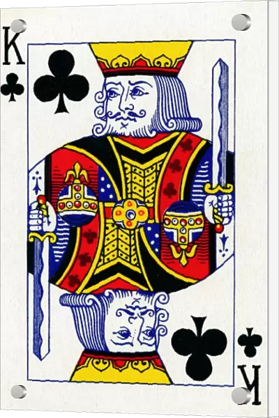 King of Clubs from a deck of Goodall & Son Ltd. playing cards, c1940