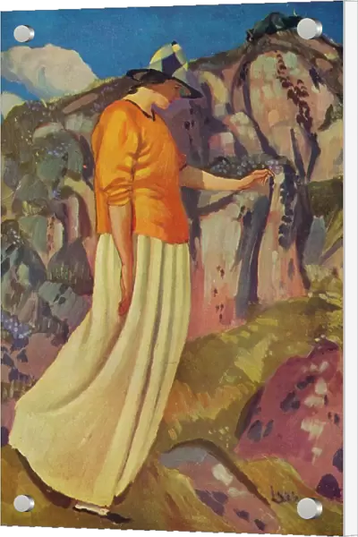 The Yellow Skirt, 1914. Artist: Derwent Lees