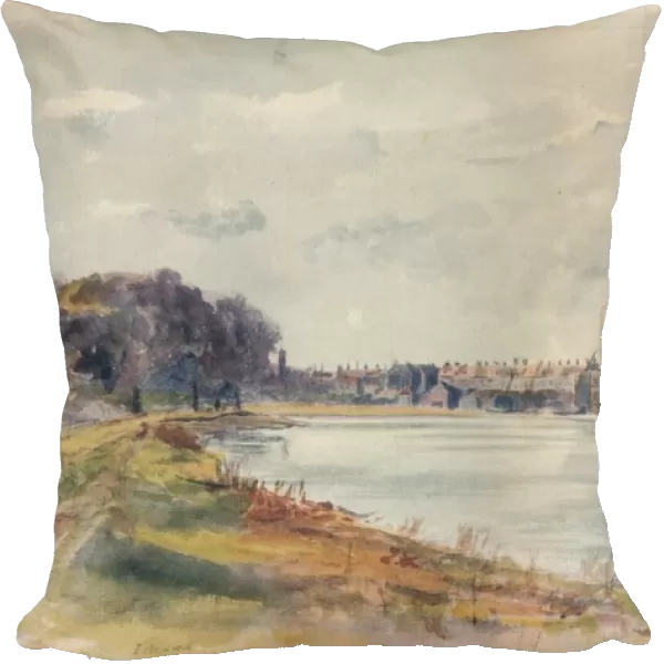 Isleworth, from the Towpath, 1891, (1914). Artist: Jamess Ogilvy