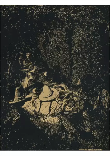 Night Scene at Puebla, c1895, (1896). Artist: Mortimer Luddington Menpes