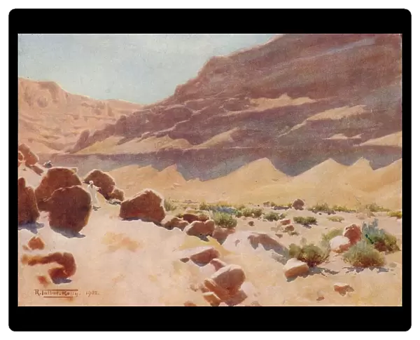 A Wady in the Mokattam Hills, c1880, (1904). Artist: Robert George Talbot Kelly