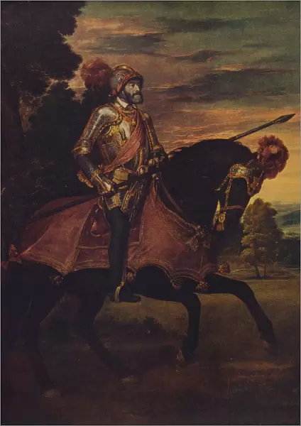 Carlos V En La Batalla De Muhlberg, (Carlos V at the Battle of Muhlberg), 1548, (c1934). Artist: Paolo Veronese