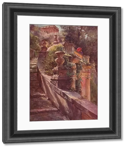 La Scallea Delle Sfinge, Villa D Este, c1900 (1913). Artist: Walter Frederick Roofe Tyndale