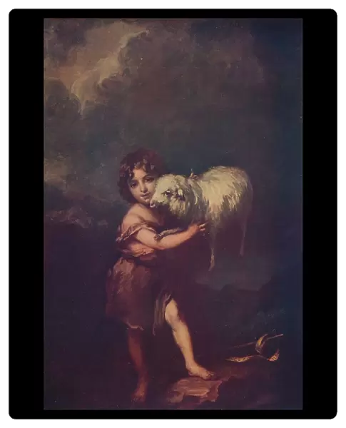 St. John and the Lamb, 1660-5, (c1900). Artist: Bartolome Esteban Murillo