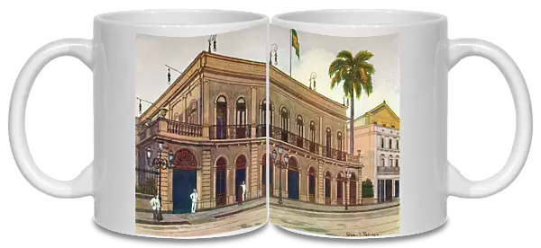 The Itamaraty Palace - the Downing Street of Brazil, 1914. Artist: Edgar L Pattison