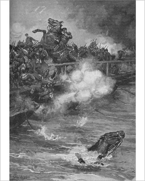 A Terrible Carnage Ensued Upon The Overcrowded Bridge, 1902. Artist: Walter Paget
