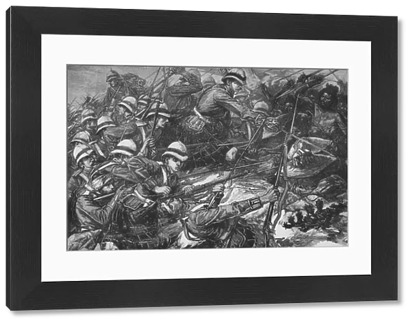 The Battle of Tamai, c1885. Artist: WI Mosses