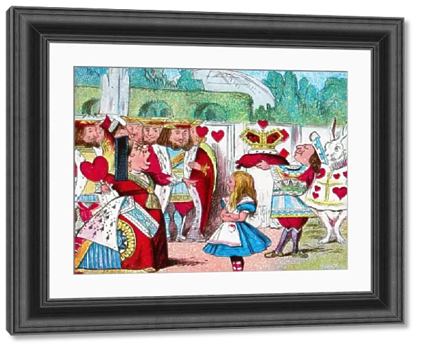 Off with her head! Alice and her Red Queen, c1910. Artist: John Tenniel