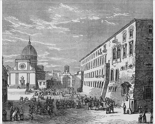 View in Naples, c1880