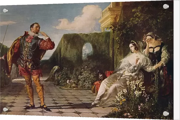 Malvolio and the Countess, c1840, (c1915). Artist: Daniel Maclise