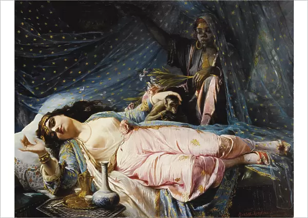 Princess Zainab Nazli Khanum, 1875. Artist: Jerichau-Baumann, Elisabeth (1819-1881)