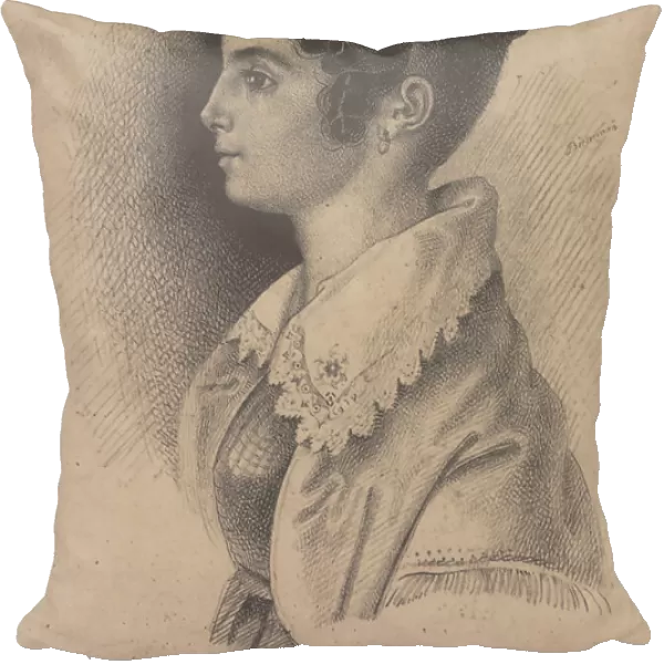 Countess Vera Fyodorovna Vyazemskaya, nee Gagarina (1790-1886). Artist: Binemann, Vasili Fyodorovich (1795-1842)
