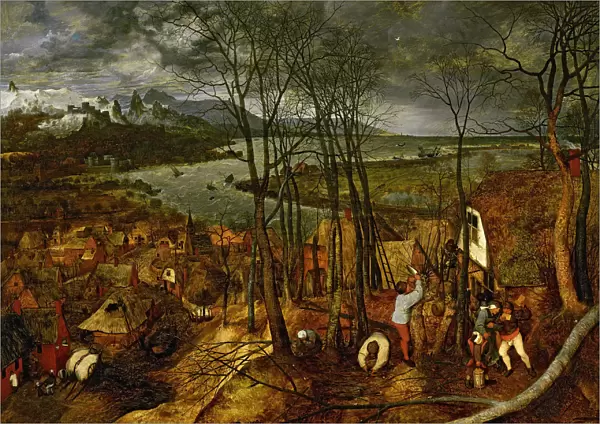 The Gloomy Day (Early Spring), 1565. Artist: Bruegel (Brueghel), Pieter, the Elder (ca 1525-1569)