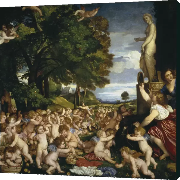 The Offering to Venus, 1518-1519. Artist: Titian (1488-1576)