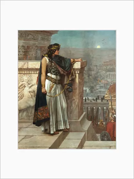 Zenobias last look on Palmyra, 1888. Artist: Schmalz, Herbert Gustave (1856-1935)