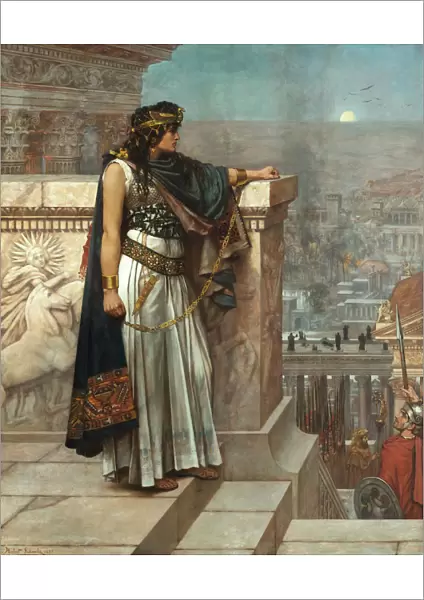 Zenobias last look on Palmyra, 1888. Artist: Schmalz, Herbert Gustave (1856-1935)