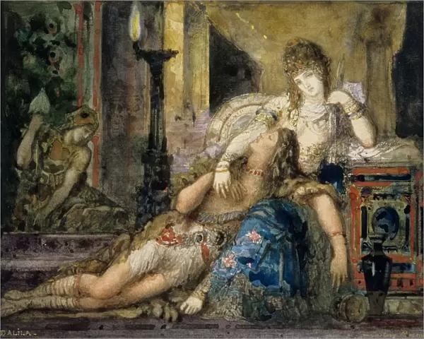 Samson and Delilah. Artist: Moreau, Gustave (1826-1898)