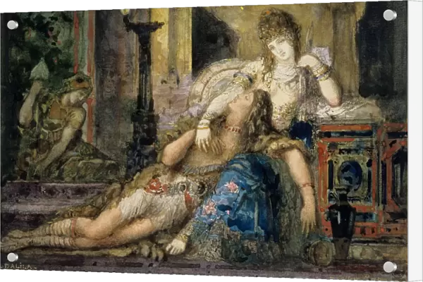 Samson and Delilah. Artist: Moreau, Gustave (1826-1898)