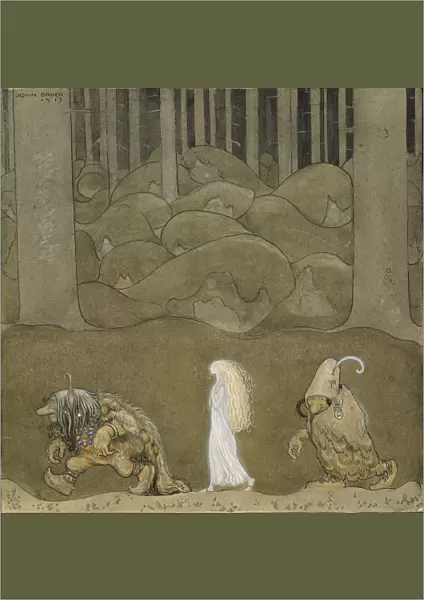 The Princess and the Trolls. Artist: Bauer, John (1882-1918)