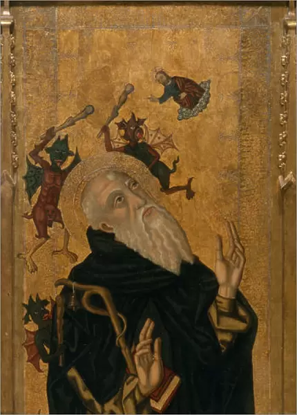 Saint Anthony the Abbot Tormented by Demons. Artist: Desi, Joan (active 1481-1520)