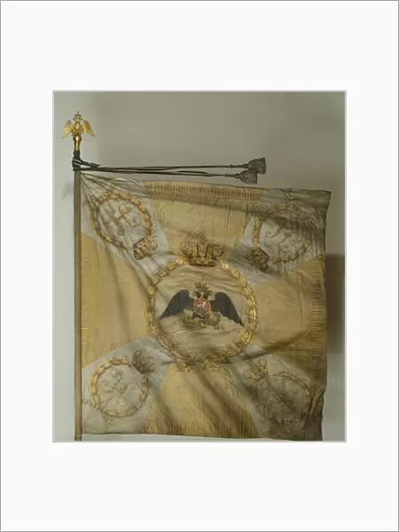 Saint George Flag of the Infantry Regiment at the Time of Nicholas I, 1830-1840s. Artist: Flags, Banners and Standards