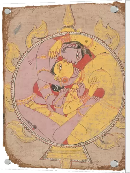 Lovers in Dalliance, 18th century. Artist: Anonymous