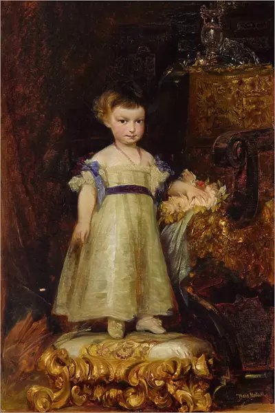 Archduchess Marie Valerie of Austria as Child (1868-1924), 1870