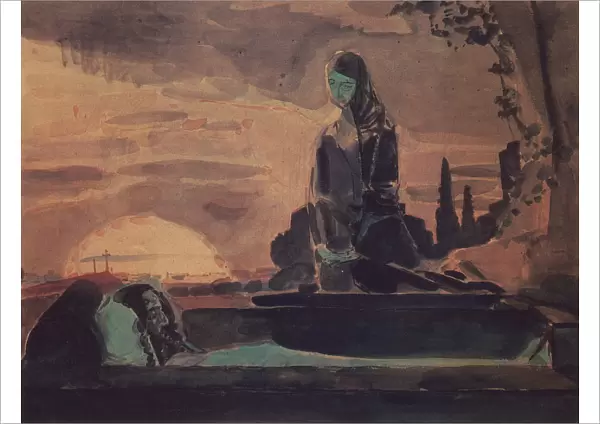 The Lamentation I. Sketch for a mural in the St. Vladimir Cathedral in Kiev, 1887