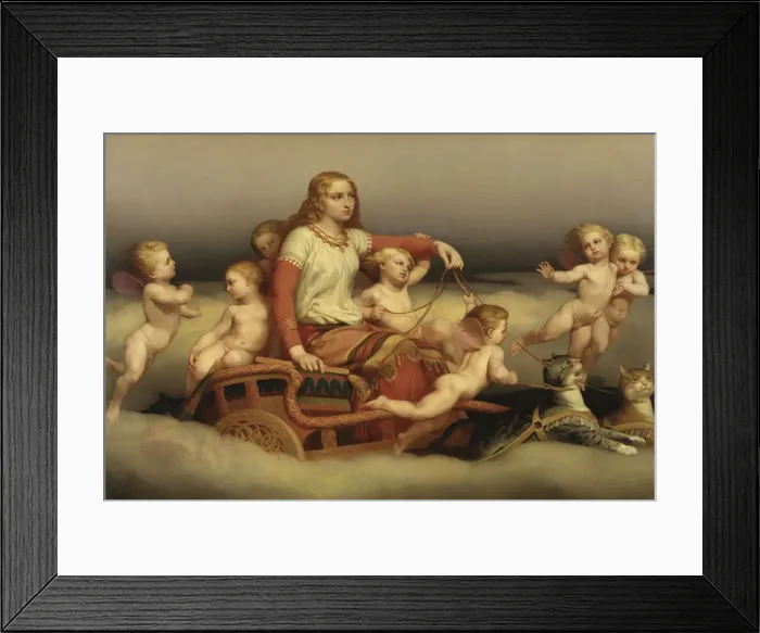 Framed Print : Freya Seeking Her Husband, 1852 Print Framed Print : Freya Seeking Her Husband, 1852 Print