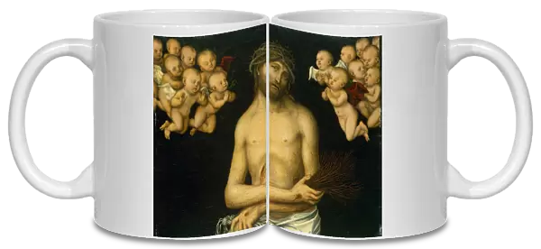 Christ as the Man of Sorrows flanked by Angels, c. 1540
