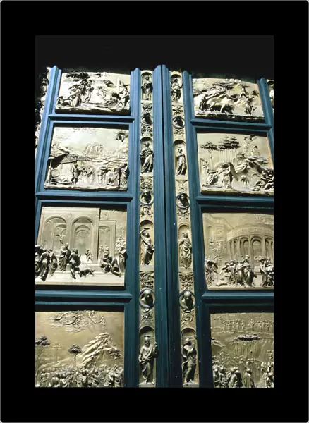 The Gates of Paradise, Baptistry East doors, Florence, Italy, 1425-1452