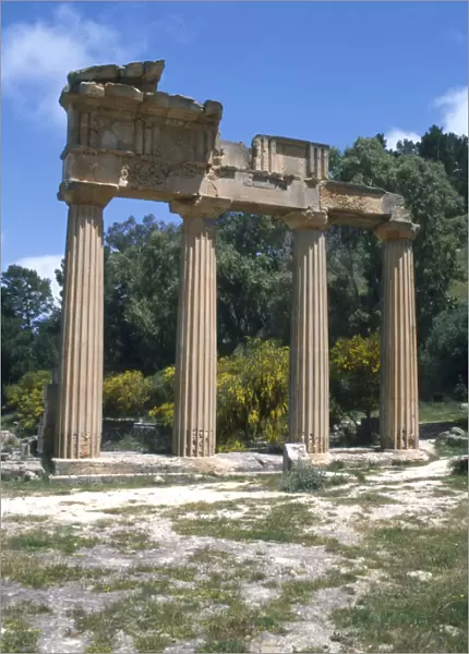 Greek Propylaea, Cyrene, Libya