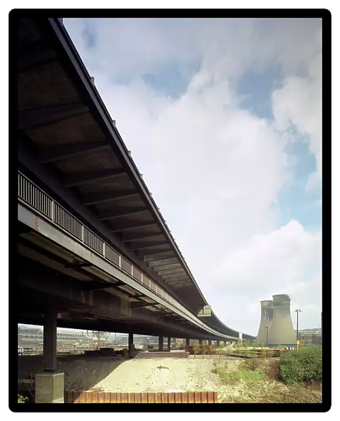 Completed M1 Tinsley Viaduct, 1968. Artist: Michael Walters
