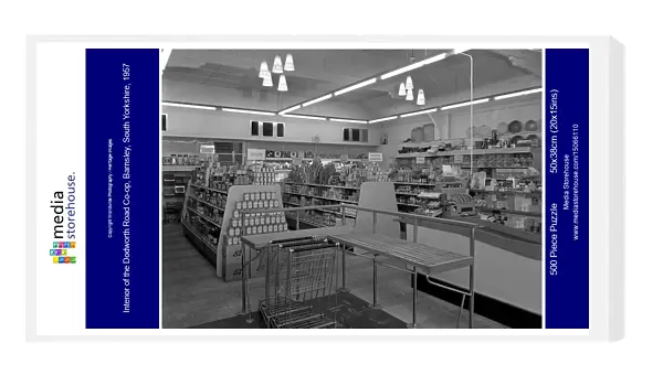 Interior of the Dodworth Road Co-op, Barnsley, South Yorkshire, 1957