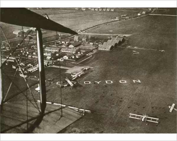 Aerial view of London Airport, 1925