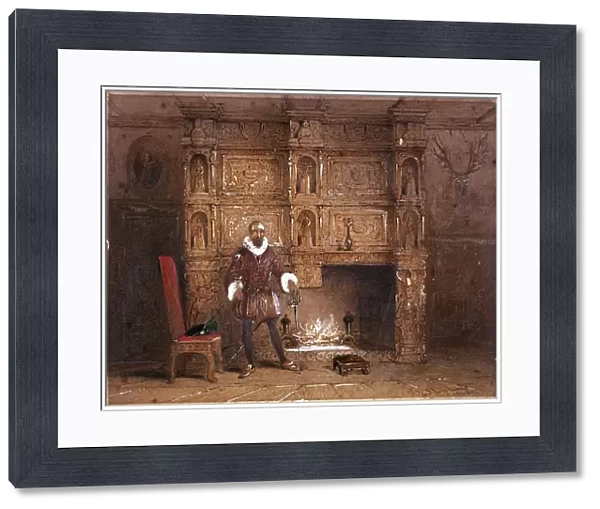 Possibly Sir John Spencer in Canonbury House; or Sir Walter Raleigh in the Old Pied Bull Inn, 1849