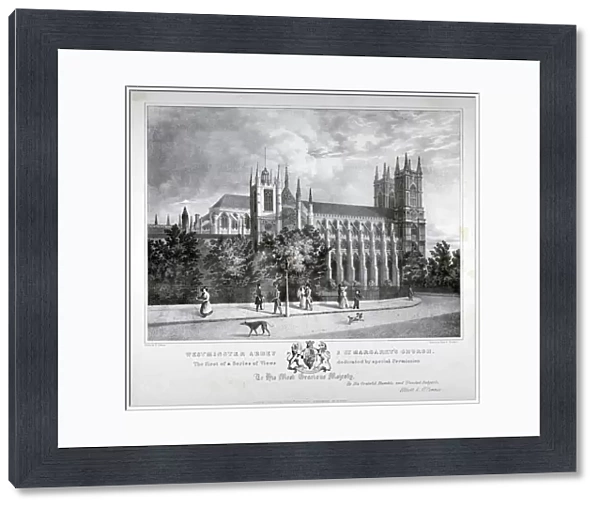 Westminster Abbey and St Margarets Church, London, 1830. Artist