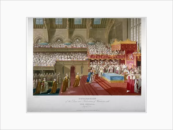 Coronation of King George IV, Westminster Hall, London, 1821 (1824)